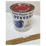Oyster Tin Can, Vintage