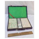 Mahjong Game Set in Case, Vintage
