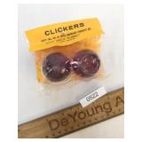 Clickers by Scotti Inc, Vintage, NOS