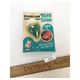 Duncan Twin Spin Spinning Top, Vintage, NOS