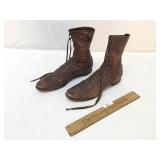Victorian Shoes, Lace Up, Antique