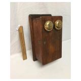 Oak Telephone or Phone, Antique
