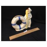 Planter, Ceramic, Nay Motif, Vintage