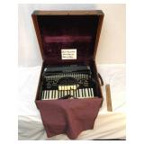 Accordion in Case by Bell, Vintage