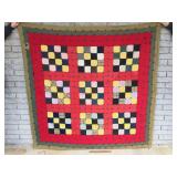 Quilt, Checker Pattern, Antique