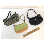 Lot of 3 Coach Purses or Handbags