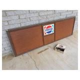 Pepsi Cola Menu Board, Vintage