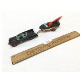 Corgi Batman and Robin Batmobile and Batboat, Vint