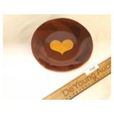 Breininger Pottery Plate, Heart