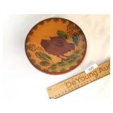Foltz Pottery Plate, Chicken or Hen