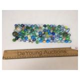 Lot of 100 Marbles, Vintage