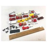 Lot of 18 Toy Trucks and Vehicles, Vintage