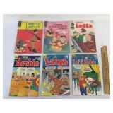 Lot of 6 Comic Books, Vintage
