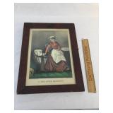 Currier and Ives Print, A Year After Marriage, Ant