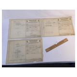 Lot of 3 Baby Bottle Blueprints, Vintage