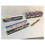 Lot of 3 Hess Trucks