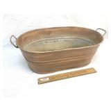 Galvanized Tub, Small