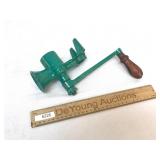 Kitchen Grinder, Porcelain on Cast Iron, Vintage o