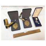 Lot of 3 Medals, Johns Hopkins and PA EMT of the Y