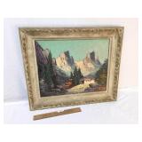 Original Oil on Canvas Art Painting by Bonaldo, Vi