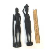 Carved Wood Figures, African or Tribal, Vintage