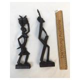 Carved Wood Figures, African or Tribal, Vintage