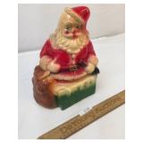 Santa Claus Chalk or Chalkware Bank, Vintage