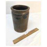 Crock or Jar, Blue Decorated, by S. Bell & Sons St