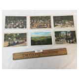 Lot of 6 Postcards, Pen Mar Park PA, Antique