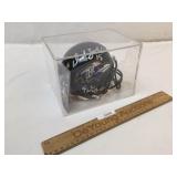 Baltimore Ravens Autographed Mini Helmet, Chester