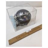 Baltimore Ravens Autographed Mini Helmet, Randy Hy