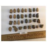 Lot of 32 Civil War Era Bullets