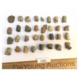 Lot of 32 Civil War Era Bullets