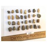 Lot of 32 Civil War Era Bullets