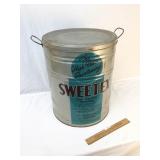 Sweetex Shortening Can, Large, Vintage