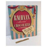 R. M. Haan Chocolates Sign, Vintage