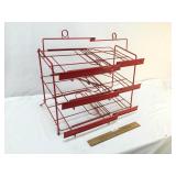 Retail Display Rack, Red, Vintage