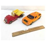 Lot of 2 Toy Car and Truck, Vintage