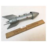 Penny, Dime or Coin Bank, Mechanical, Rocket by As