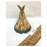 Penny, Dime or Coin Bank, Native American Indian T