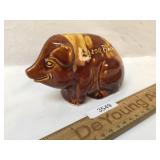 Penny, Dime or Coin Bank, Razor Back pig, Vintage