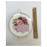 Advertising Calendar Plate, H.W. Sunday LaBott PA,