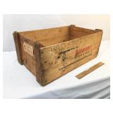 National Screw and Mfg. Co Wood Crate, Vintage