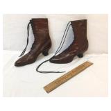 Victorian Lace Up Shoes by Godman, Antique