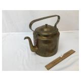 Brass Coffee or Teapot, Vintage or Antique