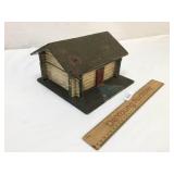 Log House, Folk Art, Antique