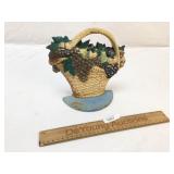 Door Stop, Fruit in Basket, Vintage or Antique