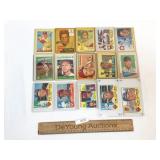 Lot of 15 Baseball Trading Cards, Vintage