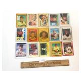 Lot of 15 Baseball Trading Cards, Vintage