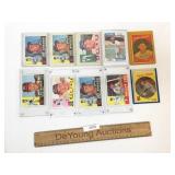 Lot of 10 Baseball Trading Cards, Vintage
